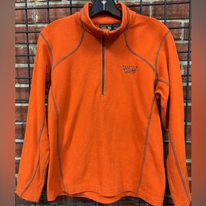 Mountain Hardwear Youth Fleece Pullover L/6 – Orange